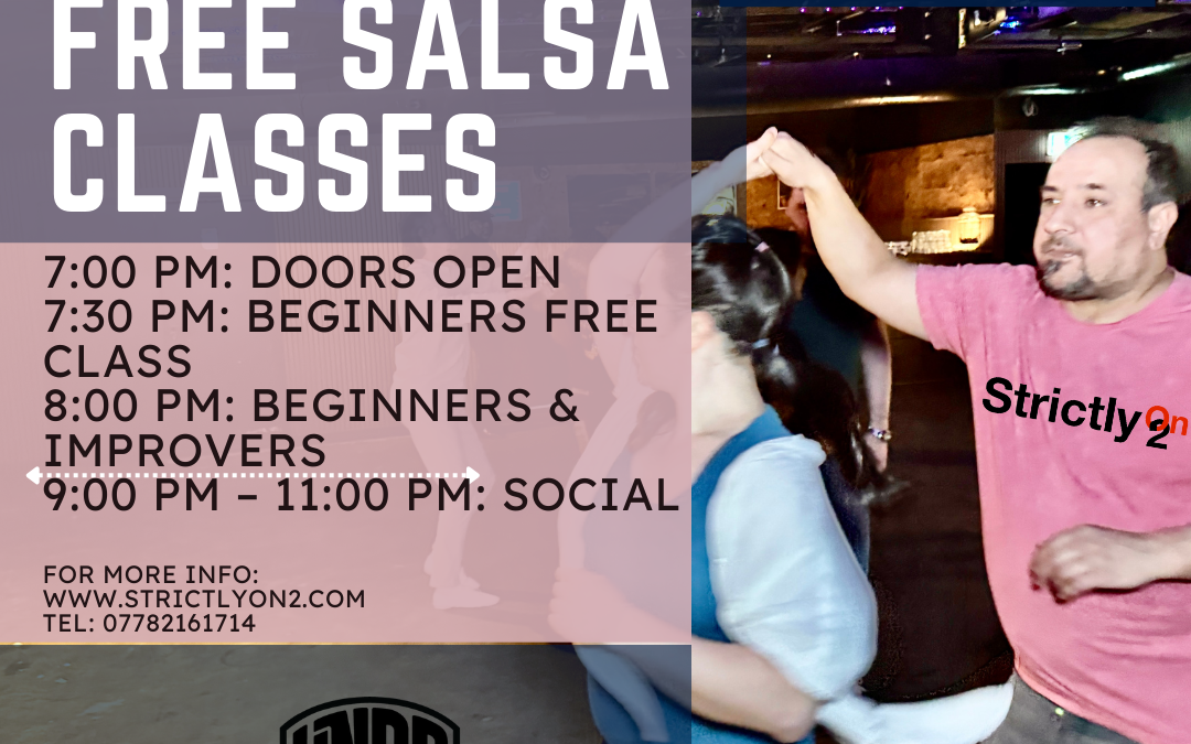 FREE Beginner Salsa Class promotion